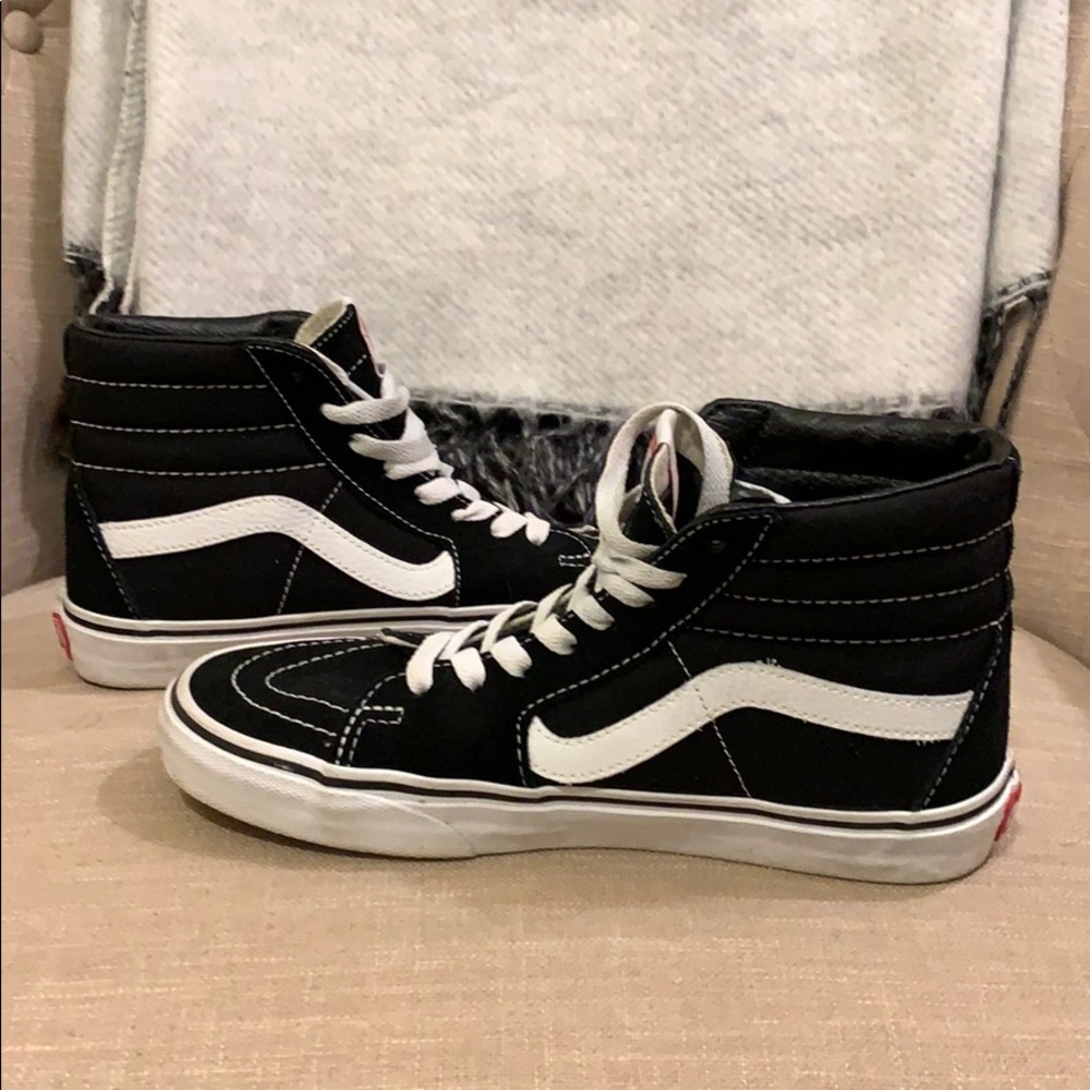 Vans Sk8-Hi hightop black/white sneakers